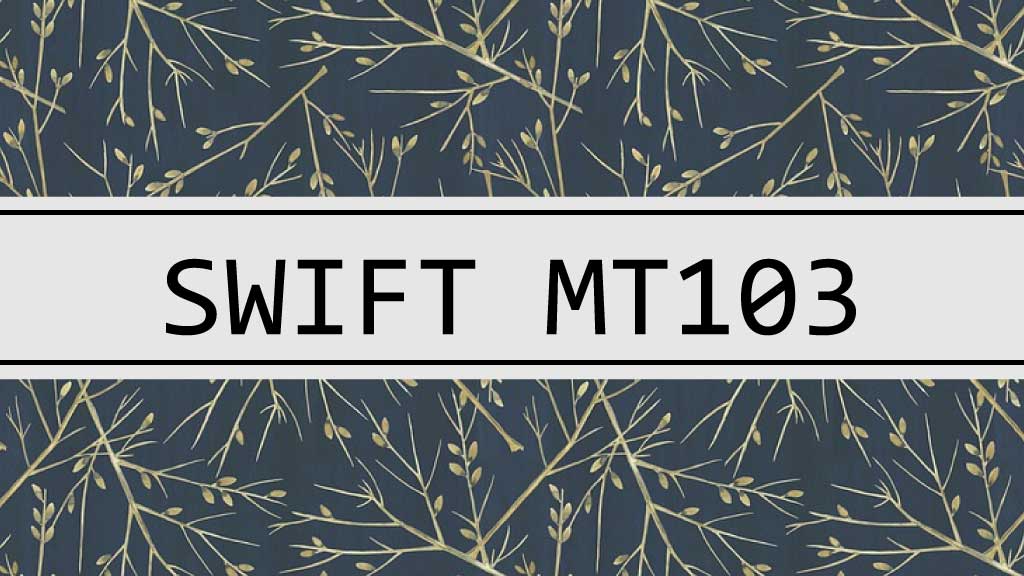 SWIFT MT103 単一顧客送金のためのSWIFTメッセージ