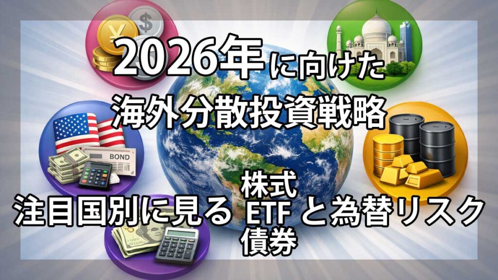 2026年に向けた海外分散投資戦略｜注目国別に見る株式・ETF・債券と為替リスク