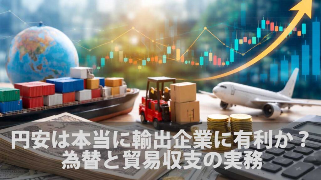 円安は本当に輸出企業に有利か？中小企業経営者が知るべき為替と貿易収支の実務