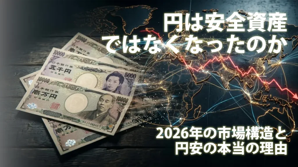 円は安全資産ではなくなったのか｜2026年の市場構造と円安の本当の理由