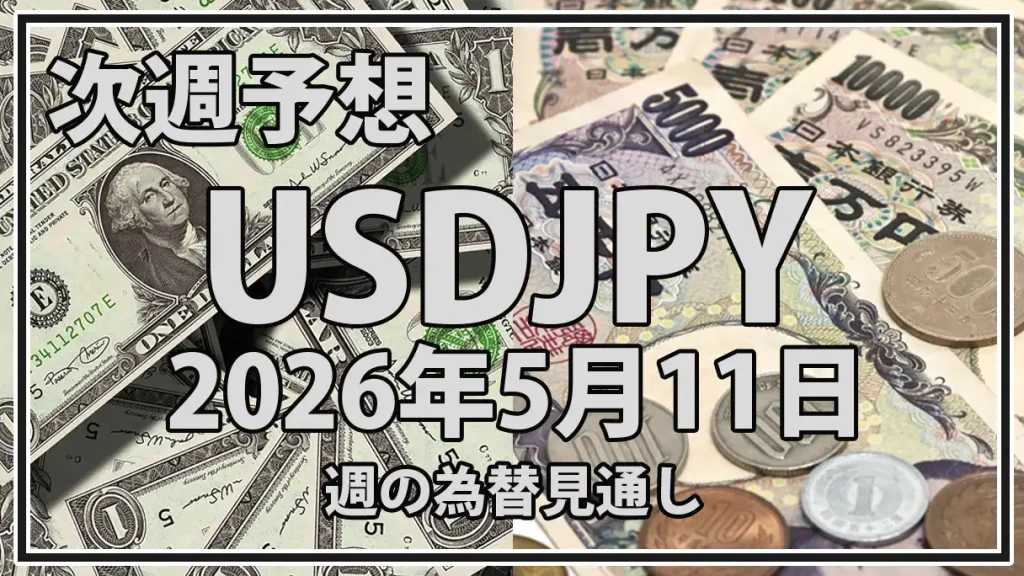 【2026年5月11日週】ドル円予想｜米CPIと為替介入警戒で156円台の攻防へ