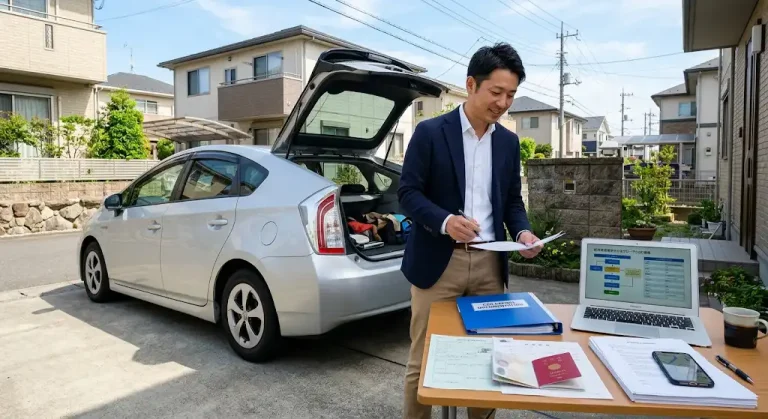 個人で中古車を輸出する方法と全体像｜海外顧客探しから輸出手続き・決済・納車までの12ステップ完全ガイド