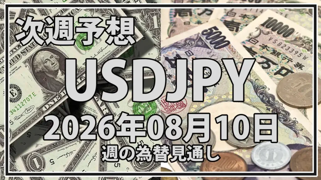 【2026年8月10日週】ドル円予想｜米CPIと雇用減速、日米協調介入後の157円攻防